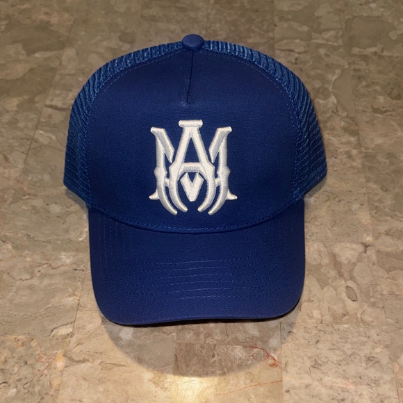 AMIRI Other - AMIRI Navy Mesh Cap with Black Label